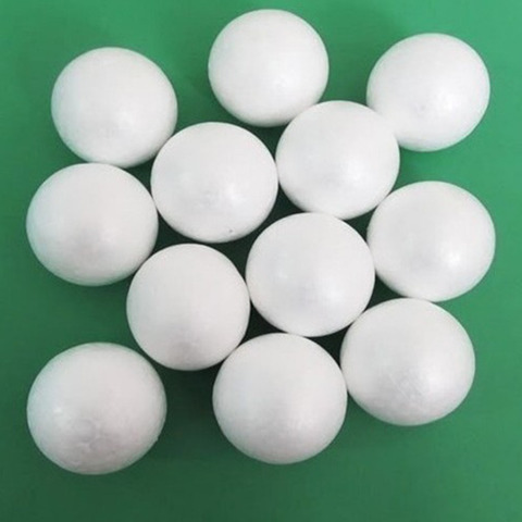 10 Uds 8CM de espuma de poliestireno extruido para modelado bola esferas manualidades decoración DIY fiesta navideña Bola de boda suministros de decoración ► Foto 1/6