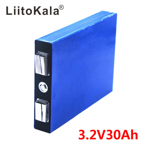 LiitoKala-batería LiFePo4 de 3,2 V, 30AH, 5C, 3,2 V, batería de litio para bricolaje, 12V, lifepo4, patinete electrónico, silla, AGV, coche, Golf ► Foto 1/3