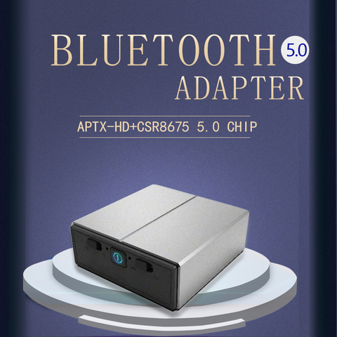 DISOUR-adaptador inalámbrico CSR8675 Aptx HD, 3,5 MM, AUX 5,0, 2 en 1, transmisor receptor de Audio Bluetooth, AAC SBC, baja latencia para TV de coche ► Foto 1/6