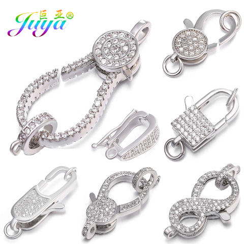 Juya-perlas para manualidades de joyería para mujer, suministros de broche decorativo, cierres de langosta de tornillo, sujetadores para mujer, cuentas de costura de lujo, fabricación de joyas ► Foto 1/6