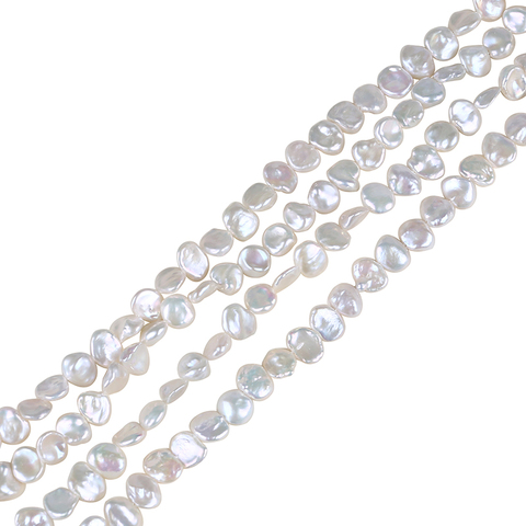 Keshi-perlas naturales para fabricación de joyas, 8mm ► Foto 1/6