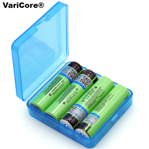 Batería recargable de litio NCR18650B, Original, 18650, 3,7 v, 3400 mah, puntiagudas con baterías (sin PCB) + caja ► Foto 1/5