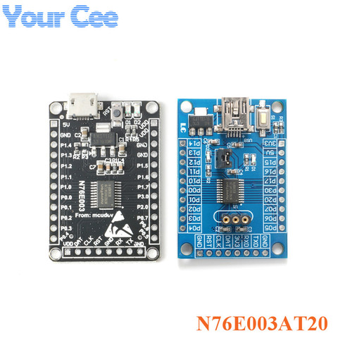 Placa de desarrollo del microcontrolador N76E003AT20, placa de expansión N76E003 51 C51, placa de Sistema Central 8051, microordenador de un solo Chip ► Foto 1/5