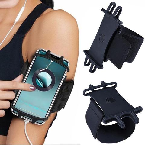 Corriendo funda de Teléfono para teléfono móvil, pulsera, cinturón para trotar, banda de brazo para bicicleta, soporte de correa de muñeca, soporte de soporte ► Foto 1/6