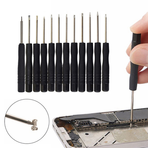 12 unids/set Mini Multi-función magnético destornillador de precisión para Apple IPhone 7 12 Ect Smartphone Tablet reparación de herramientas ► Foto 1/6