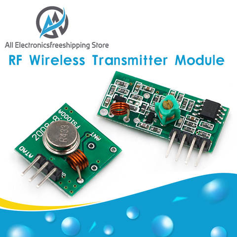 Kit de enlace de módulo de transmisor y receptor RF, 433Mhz, para ARM/MCU WL, bricolaje, 315MHZ/433MHZ, inalámbrico, para arduino DIY ► Foto 1/6