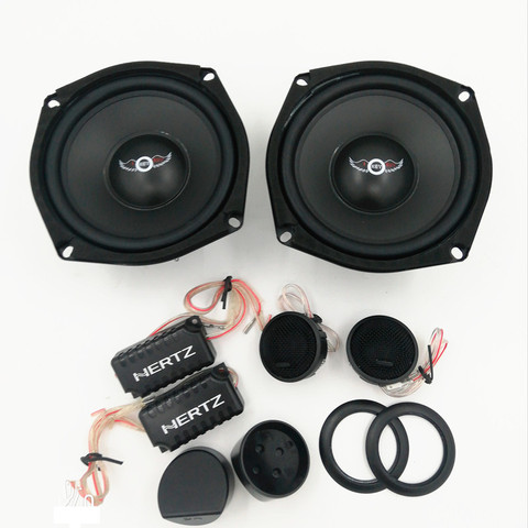 1 Set de 5 pulgadas de Audio de coche altavoz de gama completa 150W 4Ohm con seda película Tweeter de cúpula altavoces IKEY comprar borde de goma envolvente de gama media ► Foto 1/6