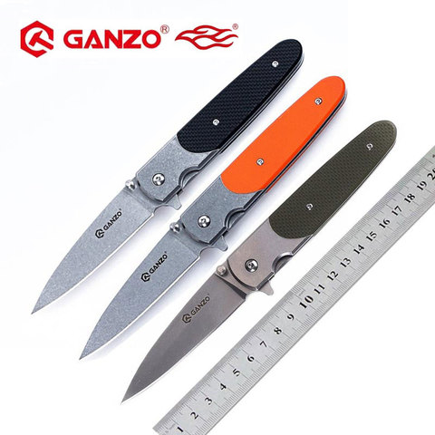 Ganzo de Firebird G743-2 440C G10 mango cuchillo plegable Camping supervivencia herramienta de caza de bolsillo cuchillo táctico herramienta para exteriores edc ► Foto 1/6