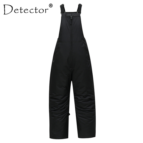 Pantalones de esquí de invierno para hombre, Detector de calor, transpirables, impermeables, a prueba de viento, con pechera de Snowboard, ligas para adultos, pantalones de nieve ► Foto 1/6