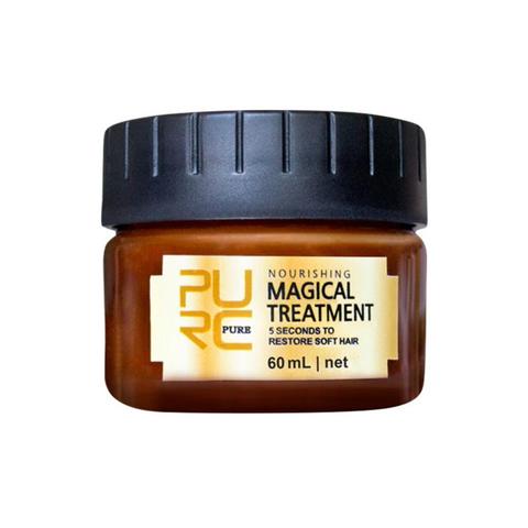 Purc-mascarilla de tratamiento mágico para el cabello, tratamiento de queratina para el cuero cabelludo, reparación de daños en 5 segundos, restauración de cabello suave, 60ml ► Foto 1/6