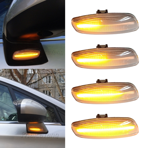 Dinámica de luz LED de posición lateral señal intermitente para Citroen C4 Picasso C3 C5 DS3 DS4 Peugeot 207, 308, 3008, 5008 RCZ socio ► Foto 1/6