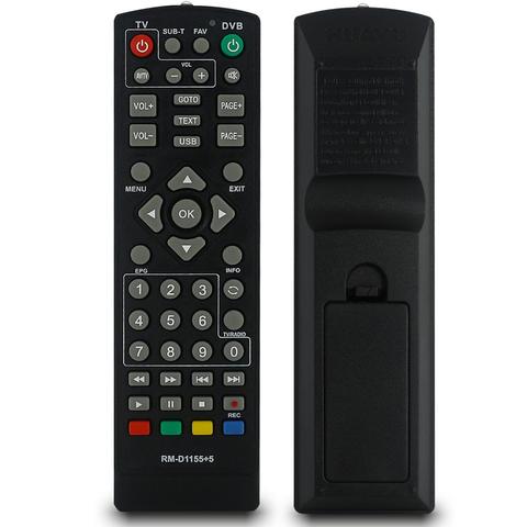 UNIVERSAL tv control remoto controlador DVB-T2 remoto rm-d1155 se sentó receptor de televisión por satélite ► Foto 1/5