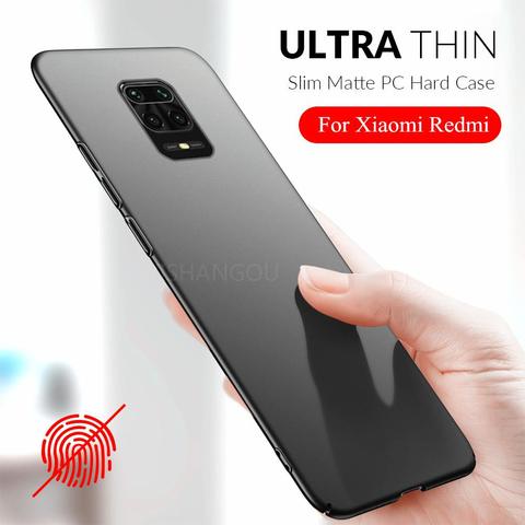 Duro PC mate funda de teléfono para Xiaomi Redmi Nota 9 8 Pro 9s 8T 9A 9C 8A Poco X3 NFC M3 Mi 10T Pro Nota 10 Lite cubierta dura ► Foto 1/6