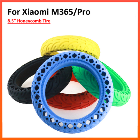 Neumático hueco para patinete eléctrico Xiaomi M365 Pro, montura fácil, antiperforación, delantero y trasero, nuevo ► Foto 1/6