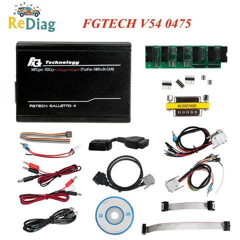 Herramienta de sintonización de Chip ECU FG Tech, escáner de código maestro VD300 V54 2022 0386 Galetto 4, v54 bdm-tricore OBDII, compatible con BDM, 0475 ► Foto 1/6