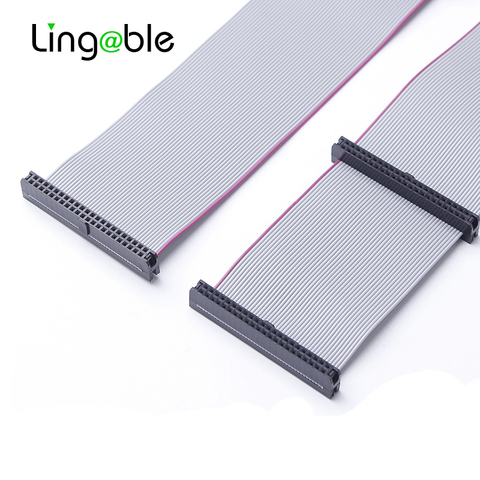 Lingable Cable para disco duro IDE 44 Pin hembra a hembra doble de datos de extensión de cinta plana Cables HDD línea 20CM para HDD SSD ► Foto 1/6