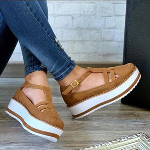 Sandalias planas vulcanizadas con borlas para mujer, zapatos femeninos de estilo informal a la moda, con suela gruesa de color sólido para verano ► Foto 1/6