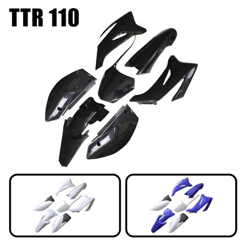 Para YAMAHA TTR110 TTR 110 plásticos carenado Fender Kit de suciedad Pit Bike Pit Pro SSR170 SDG motocicletas accesorios de Kits de carenado completo ► Foto 1/6