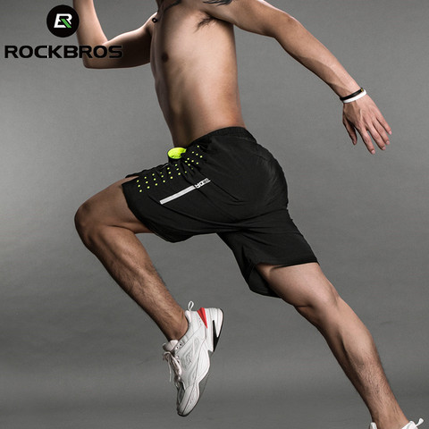 ROCKBROS-pantalones cortos de ciclismo para hombre, ropa deportiva atlética de LICRA para gimnasio, trotar, Fitness, fútbol, correr, novedad de 2022 ► Foto 1/6