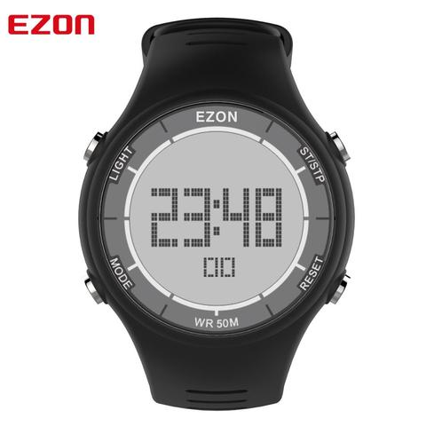 EZON L008 de las mujeres de los hombres casuales de moda relojes digitales 30 M impermeable Digital Dual tiempo cronómetro alarma al aire libre deporte reloj de pulsera ► Foto 1/6