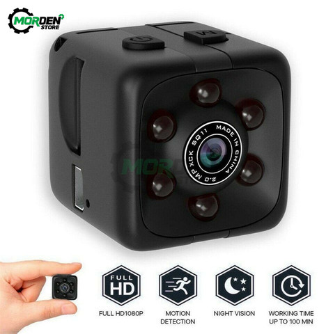 HD 720P 1080P SQ11 Mini cámara con Sensor de visión nocturna videocámara de movimiento DVR Micro Cámara deportiva DV Mini cámara de vídeo ► Foto 1/6