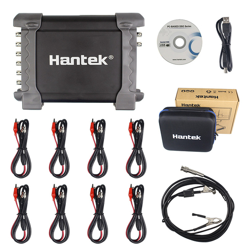 Hantek-osciloscopio automotriz 1008C, 8 canales, diagnóstico de coche, generador de señal, almacenamiento USB para Pc, con sonda de encendido ► Foto 1/6