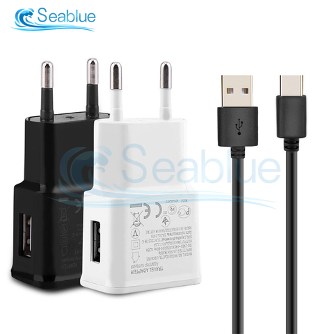 Cargador USB Universal de 5V y 2A para teléfono móvil, adaptador de corriente de viaje de pared con enchufe europeo y estadounidense para Huawei, Xiaomi, iPhone y Samsung ► Foto 1/6