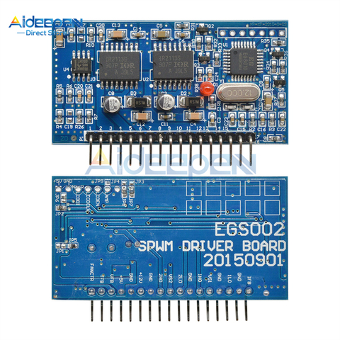 Inversor de onda sinusoidal pura de 5V DC-AC placa controladora SPWM EGS002 12Mhz, oscilador de cristal EG8010 + IR2113, módulo de conducción ► Foto 1/6