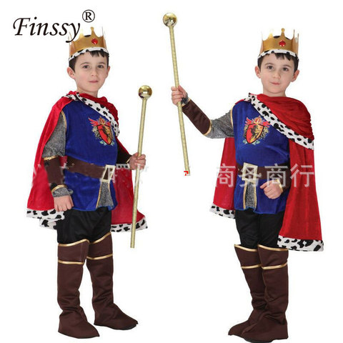 Disfraz de Príncipe The King para niños, disfraz de Halloween, Año Nuevo, Navidad, fiesta ► Foto 1/3