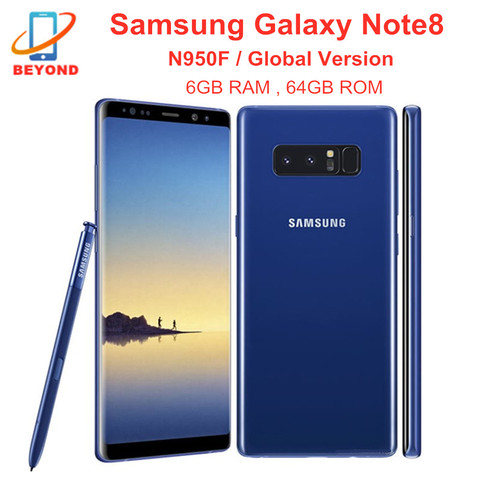 Samsung Galaxy Note8 Nota 8 N950F teléfono móvil NFC Octa Core 6,3 