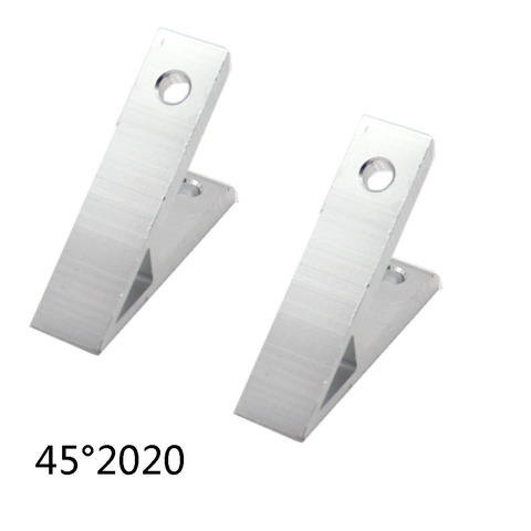 Soporte de ángulo de esquina, 2 uds., 45 grados, 2022, 20x20, junta de conexión para perfil de aluminio de serie 2022 ► Foto 1/6