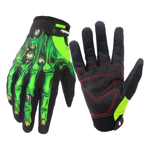 Guantes de ciclismo de dedo completo para hombre y mujer, de GEL con pantalla táctil, a prueba de golpes, para ciclismo de montaña o carretera ► Foto 1/6