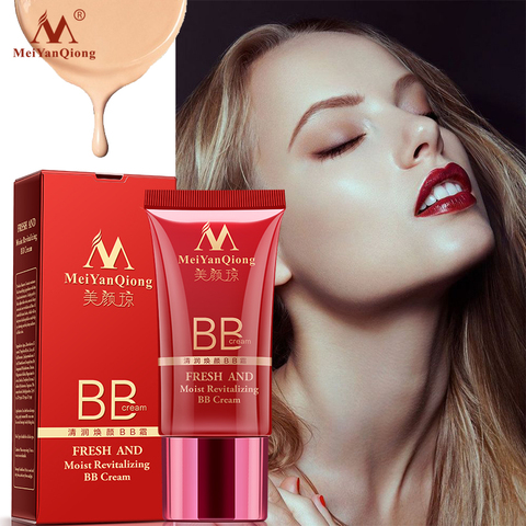 MeiYanQiong BB-Crema revitalizante, fresca y húmeda, maquillaje blanqueamiento cuidado facial, base compacta correctora, prevención Bask cuidado de la piel ► Foto 1/6