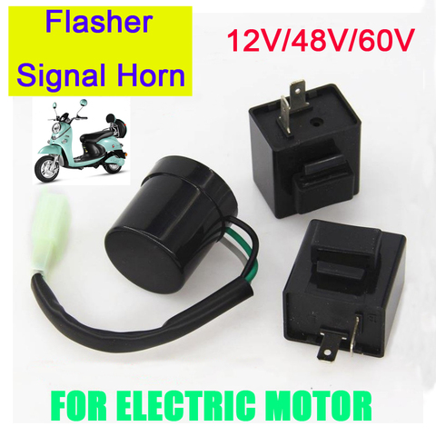 12V 48V 48V 60V intermitente eléctrica Scooter de cláxon, de intermitente/intermitente Indicador de piezas de automóviles eléctricos accesorios de la motocicleta ► Foto 1/6