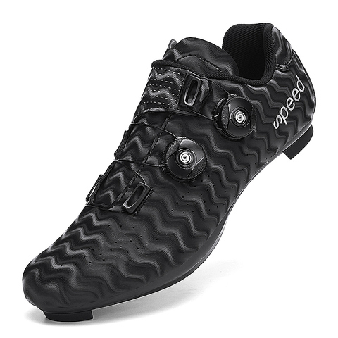 Zapatos atléticos para bicicleta profesional para hombre y mujer, zapatillas de ciclismo con autosujeción ► Foto 1/6