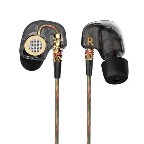 KZ ATE-auriculares intrauditivos HIFI estéreo con cancelación de ruido, micrófono, AS10, ZST, ZS10, ZST, ED9, T1, novedad ► Foto 1/6