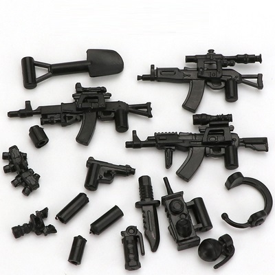 75 unids/lote militar WW2 arma MOC SWAT de la ciudad de playmobil figuras armas del ejército de equipo de la policía alemán 98K partes ladrillos de construcción Mini Juguetes ► Foto 1/6