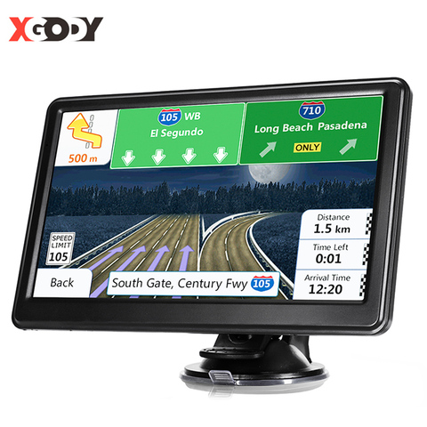 XGODY-navegador GPS para coche, pantalla HD de 7 pulgadas, 8GB, GPS para coche, mensajes de voz, mapa gratuito de América, 2022 ► Foto 1/6