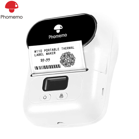 Phoemo-máquina de hacer etiquetas portátil M110 para fotos, impresora térmica pequeña de mano con Bluetooth, con ipad para herramientas y dirección ► Foto 1/6
