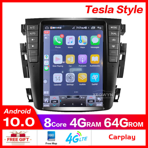 Radio con GPS para coche, radio con pantalla Vertical de 1024x600, cuatro núcleos, Android, 9,7 pulgadas, para Nissan teana J31 2003-2012 230JK 230jm, Samsung S7 ► Foto 1/6