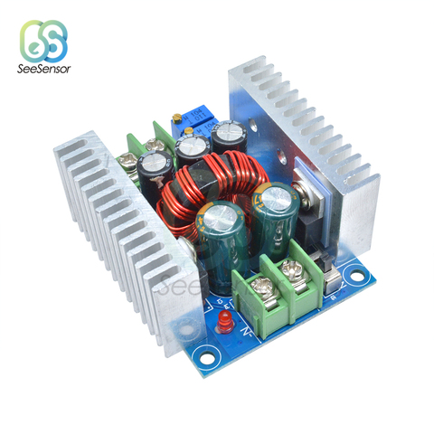 DC-DC Max 20A de 300W, convertidor Buck de reducción 6-40V a 1,2-36V, módulo de fuente de alimentación ajustable, controlador LED, módulo de voltaje descendente ► Foto 1/6