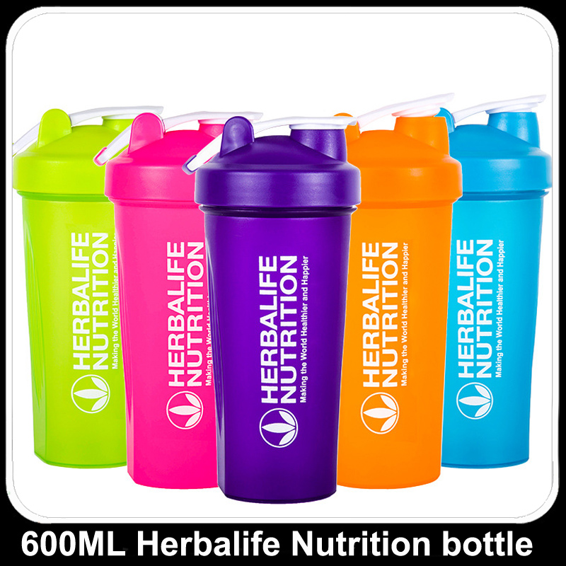 Proteína 400ML agitar el frasco Botella Fitness Deporte Taza SIN BPA Hervidor de agua 