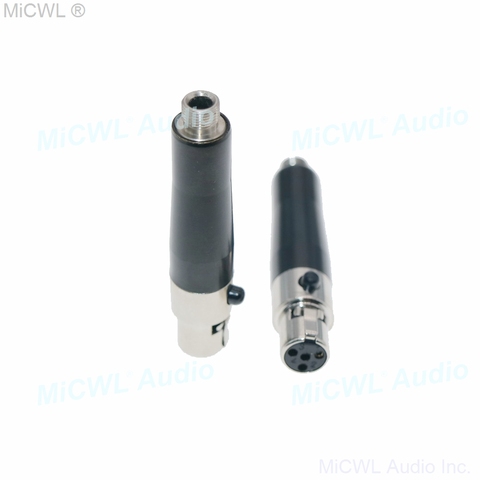 Adaptador de Cable de micrófono 3,5mm a AKG TA3F hembra Shure TA4F mini a Sennheiser 3,5mm, Audio-técnica a Sennheiser ► Foto 1/6