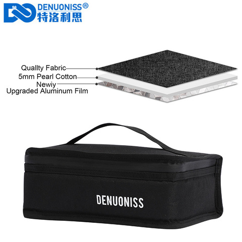 DENUONISS-fiambrera pequeña con aislamiento Oxford 900D para hombre, bolsa de aluminio para comida, fiambrera para mujer y niño, bolsa de Picnic ► Foto 1/6