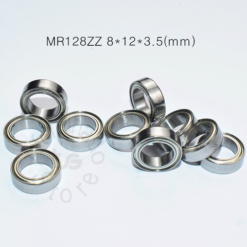 Rodamiento de acero cromado MR128ZZ, minirodamiento en miniatura sellado de Metal, ABEC-5, 8x12x3,5 (mm), 10 piezas, envío gratis ► Foto 1/6