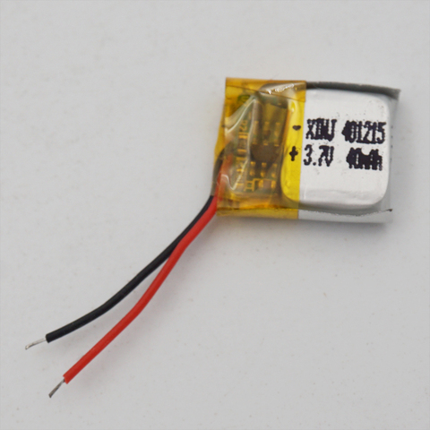 XINJ-Batería de polímero de litio para grabadora de conducción, 3,7 V, 40mAh, Li po 401215, bluetooth, mp3/mp4, reloj artesanal, altavoz, auriculares, GPS, navegación por satélite ► Foto 1/4