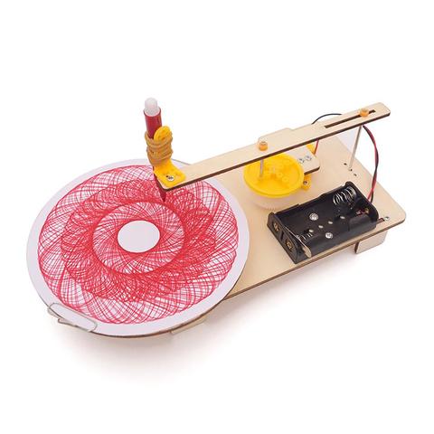 DIY producción eléctrica Plotter Kit de experimento de Física Educativa chico juguete para regalo niños ciencia juguetes tecnológicos ► Foto 1/6