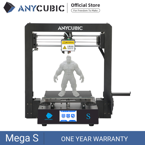 ANYCUBIC-Impresora 3D Mega S con pantalla táctil TPU de alta precisión, kit de impresora 3D, Mega-S, I3 Mega, con actualizaciones, de gran tamaño ► Foto 1/5