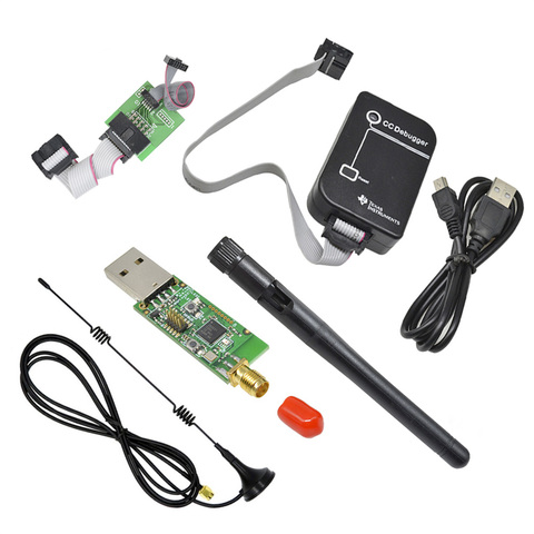 Emulador Zigbee CC2531 CC2540, depurador de CC, PROGRAMADOR USB, con conector de antena, Bluetooth, Cable de descarga de módulo ► Foto 1/6