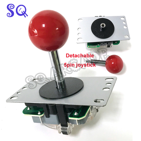 Arcade Diy piezas desmontable 5pin Joystick bola del eje superior artesanía Retro de 4 8 Stick ► Foto 1/6